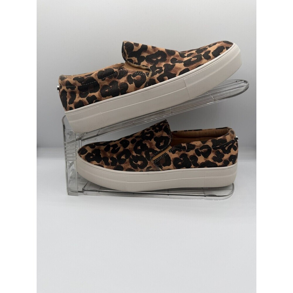 Steve Madden Womens Canvas Upper Leopard Pattern Size 8